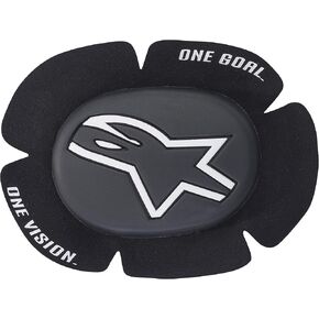 Alpinestars GP SPORT EVO KNEE SLIDER (OS, BLACK WHITE)