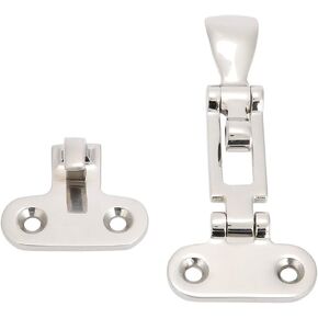 Boat Anti Rattle Latch, Marine Lock Cabinet Hatchs Latch Boat Windshield Latch Replacement Stainless Steel Boat Windshield Fastener Mirror Fastener Clamp Deck Hasp Hardware