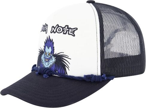 Death Note Dad Hat, Cotton Adjustable Baseball Cap with Curved Brim, Black, One Size in Kuwait