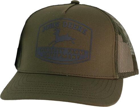 John Deere Twill Trucker Hat Mesh Baseball Cap-Black-Os in Kuwait