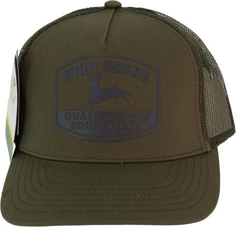 John Deere Twill Trucker Hat Mesh Baseball Cap-Black-Os in Kuwait