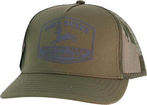 John Deere Twill Trucker Hat Mesh Baseball Cap-Black-Os in Kuwait