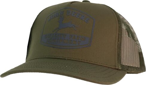 John Deere Twill Trucker Hat Mesh Baseball Cap-Black-Os in Kuwait