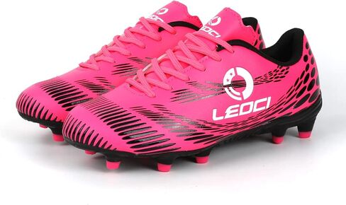 Boys Girls Firm Ground Soccer Cleats Kids Athletic Outdoor/Indoor Football Shoes in Kuwait