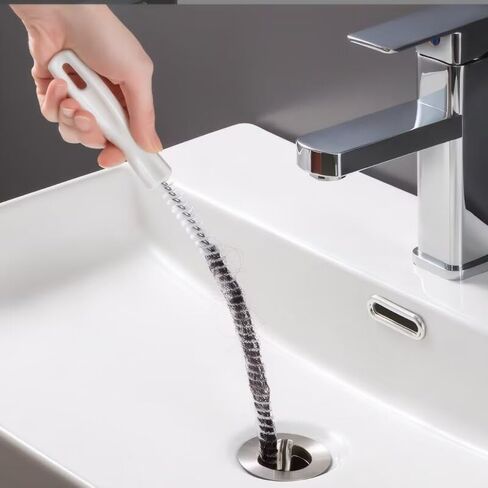 2 حزمة Sink Sink Snake Drain Clog مجموعة أدوات الأدوات مع 1 أزواج من القفازات - مزيل تسد الشعر للحوض ، والدش ، والمطبخ ، والحوض in Kuwait