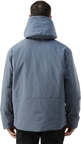 Mens Ski Jacket Winter Hooded Warm Waterproof Raincoat Outdoor Windproof Mountaineering Windbreaker in Saudi Arabia