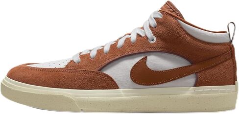 Nike SB React Leo Skate Shoes (DX4361-202, Dark Russet/White/Dark Pony/Dark Russet) in Saudi Arabia