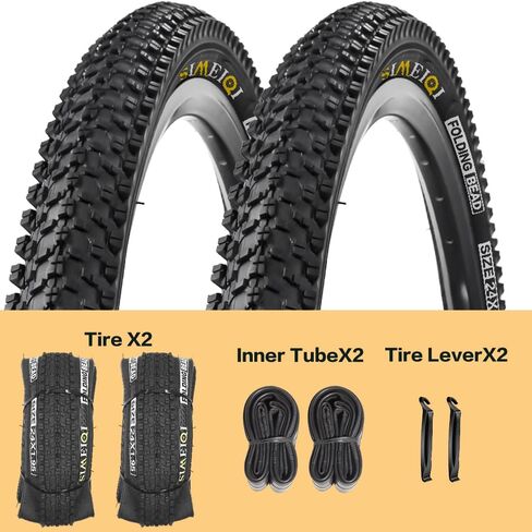 24 X 1.95 Inch Folding Bike Tires with 3mm Anti Puncture Proof Protection for Mountain Bicycles in Saudi Arabia