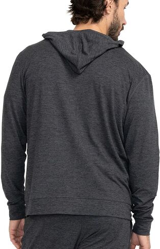 Ejis Zip Up Hoodies for Men, Anti Odor Moisture Wicking Lightweight Sweatshirt in Saudi Arabia