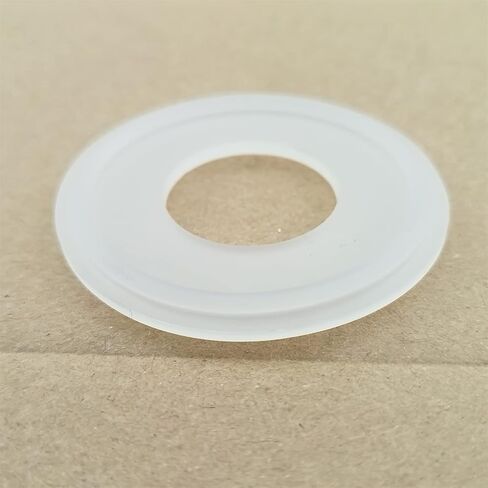 JOWIN Sanitary 1 "حشية سيليكون ثلاثية المشبك، نوع شفاف وسميك (عبوة من 10) (1") in Kuwait