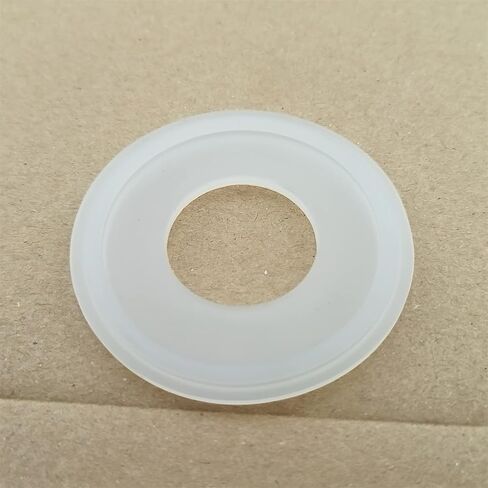 JOWIN Sanitary 1 "حشية سيليكون ثلاثية المشبك، نوع شفاف وسميك (عبوة من 10) (1") in Kuwait