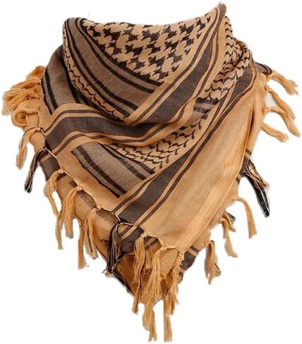 وشاح عربي تكتيكي الصحراء شيماغ التفاف الأوشحة Keffiyeh رأس العنق لممارسة التخييم في الهواء الطلق التخييم ملحقات الصيد in Kuwait