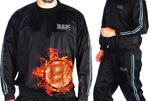 RAD Sauna Sweat Suit for Men & Women (Medium To 6XL) for Weight Loss & Fat Burn Sweating Suit Red,White,Gold,Pink,Blue in Saudi Arabia