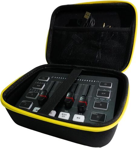 علبة حمل شاقة لخلاط صوت SC3 Fifine SC3/Roland Go: Mixer Pro -X Audio Mixer - غطاء حقيبة سفر واقية لأجهزة Fifine & Roland (Case فقط) - 7.48 × 5.12 × 3.14 بوصة in Kuwait
