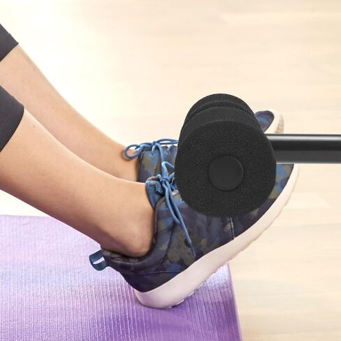 QWORK Wall Mounted Sit-Up Exercise Bar, Sit-ups Foot Holder, Steel Sit-Up Assistant for Abdominal Core Workout in Saudi Arabia
