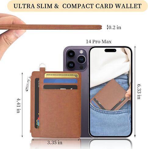 محفظة رفيعة للنساء، حامل بطاقة الائتمان، قطة سوداء مرصعة بالنجوم، حافظة بطاقات صغيرة صغيرة بموجات الراديو، جيب أمامي من جلد البولي يوريثان، سحاب رفيع للسفر، عملة نقدية، نافذة معرف، هدايا محفظة للفتيات in Kuwait