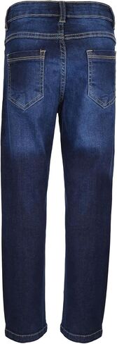 A2Z 4 Kids Boys Relaxed Straight Fit Boot Cut Jeans for Teens Stretchy - Jeans JN63 Jet Black 11-12 in Kuwait