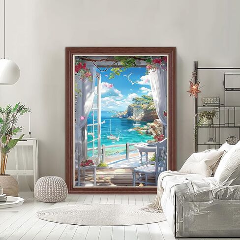 مجموعات فنية ماسية من الأكريليك اللطيفة الصغيرة من Lxmsja للبالغين مقاس 16 × 12 بوصة in Kuwait