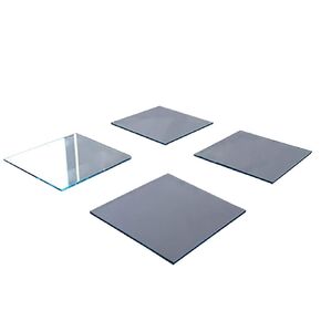 زجاج مغلف موصل لـ ITO لـ LAB 50x50x1.1mm الشفافة الزجاج الموصل المغلفة بـ 50pcs (10ohm/sq)