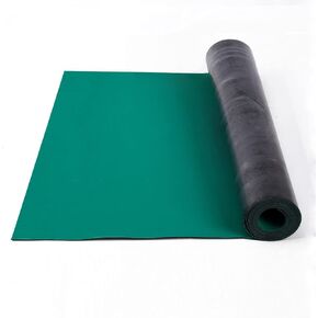 jxgzyy Soldering Mat 118x23.6 Inch Large ESD Anti Static Table Mat High Temperature Workstation Rubber Mats Roll Electrostatic Discharge Protection Desk Pad for Repair, Green