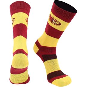 TCK NCAA Socks Game Day Striped Crew Socks
