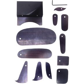 14 Piece Steel Violin Scraper Set Violin Fingerboard Scraper Violin Making Tools Woodworking Project Luthier Tools