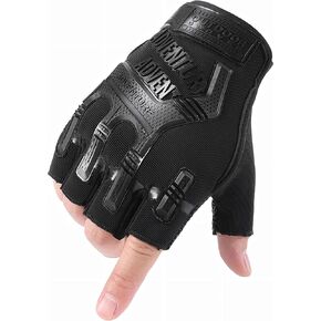 Fingerless Gloves for Men Tactical Gloves Lightweight Breathable Outdoor Sports Gloves for Training Hunting Motorcycling Climbing Cycling