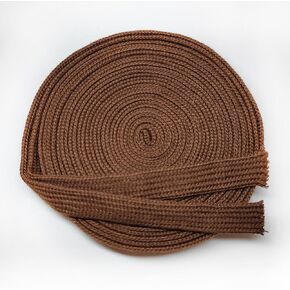 Coffee-Synthetic Silk and Cotton ito sageo Sword tsuka Handle for Japanese Samurai wakizashi Tanto Katana Sword (Coffee-Synthetic Silk and Cotton)