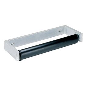 Bobrick 253 Heavy Duty Cast Aluminum Surface Mounted Roll Paper Towel Dispenser with ABS Spindle, Satin Finish, 12-1/2" Width x 4-78" Projection