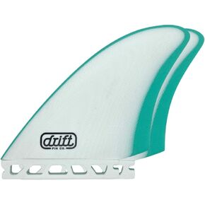 Mid-Twin Surfing Fins | Twin Fin Surfboard Fin Set | Solid Fiberglass | Designed to fit Futures fin Boxes | Surfboard Fins |