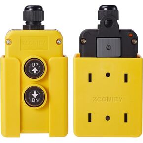 Dump Trailer Remote Control Switch - 12V DC Hydraulic Electric Dump Up Down Controller Switch for Lift Gate Tipper Trailer Hoist Wrecker Truck