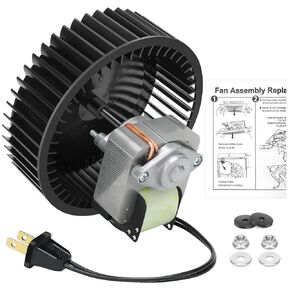 Upgrade BKR60 RE70BN Bathroom Ceiling Fan Motor - 60 CFM, 20% More Power, 35% Less Noise. Fits 670-G/H/J, 671-G/H/J, 688-G/H/J/K, 689-G/H/J/K, 690, 690NT, 696N, 695-R01/R02/R03, Quiet and Efficient