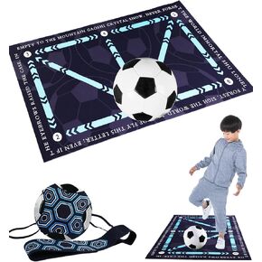 Football Footstep Training Mat - Soccer Training Mat, Non-Slip Silent Equipment for All Ages, Elevate Your Game with Precision, Best Gifts for All Levels