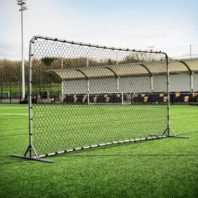 QUICKPLAY GS Rebounder Wall 12x6' - Double-Sided Rebounder | All-Weather Steel Rebounder | Soccer Training Equipment for Kids & Adults