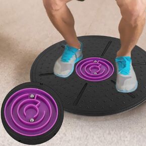 Labyrinth Wobble, Board Yoga Training Fitness Balance Board Balance Wobble Exercise Stability Disc