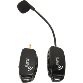 2.4G Instrument Microphone, Guitar Microphone with 3.5Mm to 6.35Mm Adapter, Plug and Play Noise Reduction Violin Microphone Pickup for Instruments