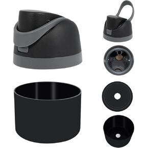 لغطاء الاستبدال Owala و Owala Silicone Boot ، تم تعيين الملحقات لـ Owala Freesip 24oz 32 أوقية (أسود ، 24 أونصة)