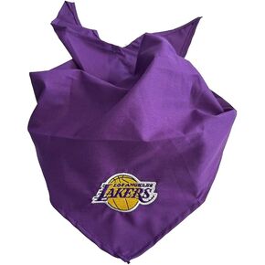 Lakers Pet Large Bandana - Size: Large: Up to 30" - Officially Licensed