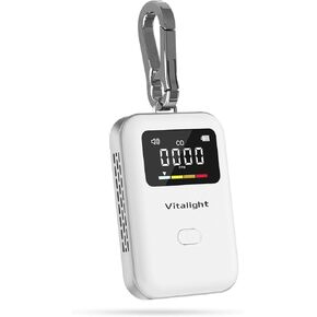 Carbon Monoxide Detector,Mini CO Detector, Air Quality Monitor,Stylish and Lightweight CO Monitor for Home Indoor/Outdoor
