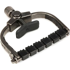 Made in the USA Paige Clik PC-12-ETI Guitar Capo for 12-String Guitars (Black Nickel), Made for 12 String Guitars with an Easy 1-Handed Adjustment with a Quick-Release Button