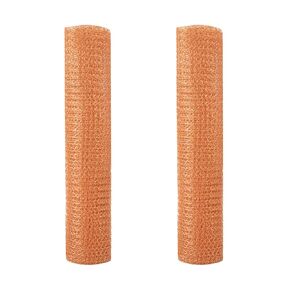 7.88 inch x 32 ft Copper Mesh Rodent Control for Mice Rat Pure Copper Fill Fabric Hole Filler Flexible Copper Wool Mouse Trap for Bat Snail Bird Rodent Control Hole Blocking Gardening Sealing