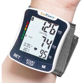 Talking Blood Pressure Monitor, Blood Pressure Monitors for Home Use, Blood Pressure Machine with Voice Broadcast, Wrist Blood Pressure Cuff 5.3"-8.5"