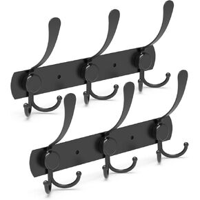 Ant Mag Magnetic Hooks for Refrigerator Magnetic Rubber Rack for Hanging Utensils Grills Magnetic Hanger for Towels Hats Keys Sponges & Light Accessories 3 Hooks/Rack, 2 Racks