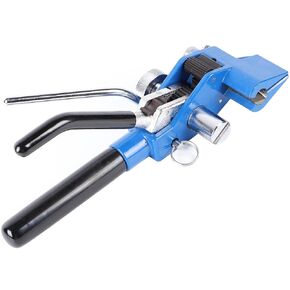 Strapping Banding Tool Tensioner&Cutter - 3/16"~3/4" Steel Strapping Tool Tensioning & Cutting & Crimper, Ratchet Type Strapping Tensioner Powerful Banding Tools for Strapping High Tensile Packaging