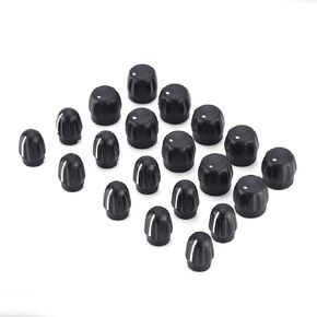 Walkie Talkie Rplacement Knob, Including 10pcs Volume Knobs and 10pcs Channel Selector Knobs Accessories for