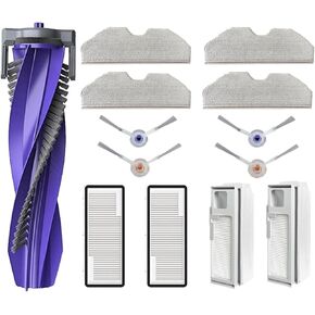 Accessories for Narwal Freo X plus: Replacement Parts Compatible with Narwal Freo X plus Robtic Vacuum Cleaner Main Brush Side Brush Hepa Filter Mop Pads Dust Bags Spare Parts Attachments