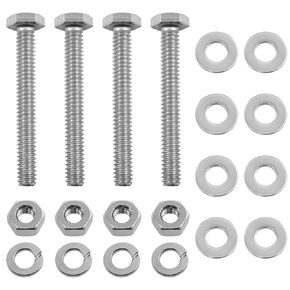 Stainless Steel Sign Post Mounting Bolt Hardware Accessories Set Sign Mounting Bolt Sign Mounting Hardware 4 Sets