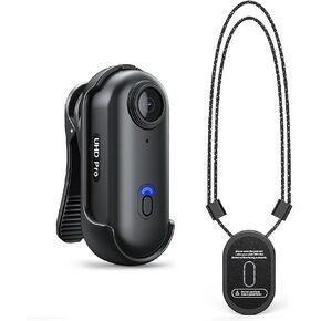 4K Mini Action Camera, Included 64GB, Wearable Camera with 360°Rotatable Clip & Magnetic Clip, 120 Minutes for Recording, for Lecture, Traveling, Pet Walking and Outdoors Activities JS-10B