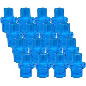 Pack of 100pcs CPR Rescue Mask Training Valves CPR One Way Valve for Training Mask - Individually Wrapped