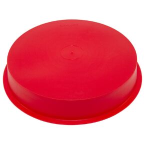 Caplugs 99394351 Plastic Tapered Cap and Plug. T-1086, PE-LD, Cap OD 5.21" Plug ID 5.49", Red (Pack of 10)
